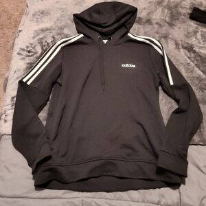 MUST BUNDLE - Adidas Black Hoodie with White Accents